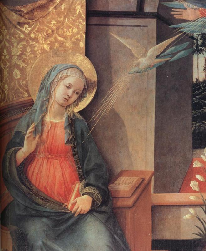 Fra Filippo Lippi Details of The Annunciation oil painting picture